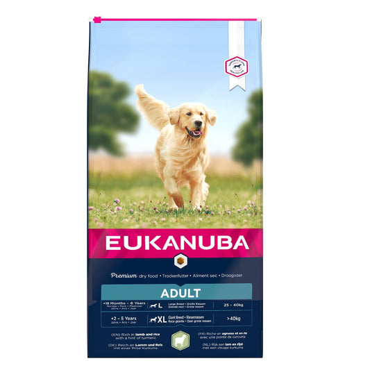 Eukanuba Adult Large Breed Lamb & Rice 12kg | Luxury Home Accessories | Heulog Glow
