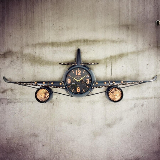 114CM AEROPLANE WALL CLOCK