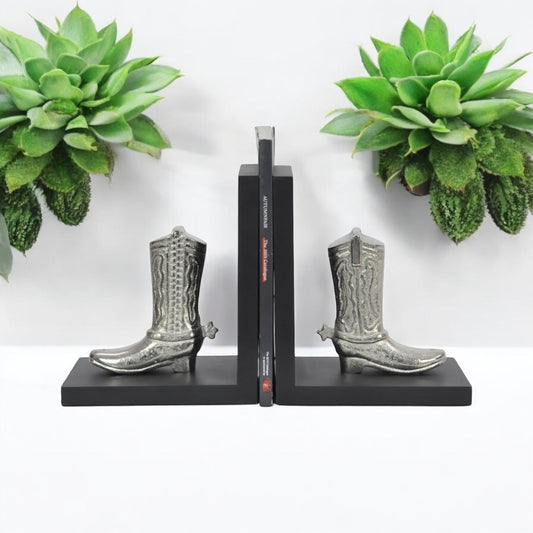 18CM ALUMINIUM BOOT BOOKENDS