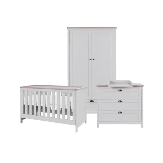 Tutti Bambini Verona 3 pcs Room Set - Dove Grey/Oak