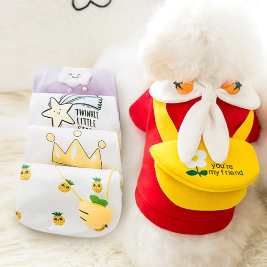 Fashion Cute Cartoon Pet Autumn And Winter Clothes | Luxury Home Accessories | Heulog Glow