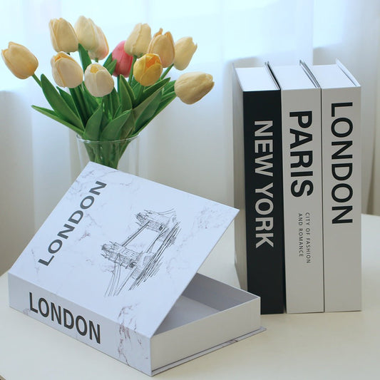 Fashion Simple Style Prop Books Fake Book Magazine Ornaments | Luxury Home Accessories | Heulog Glow