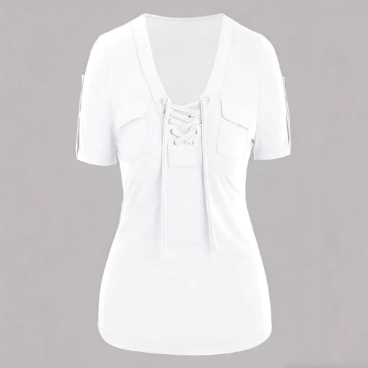 Fashionable Casual Women's Short-sleeve Top | Luxury Home Accessories | Heulog Glow