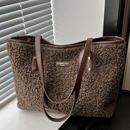 Fashionable Furry Versatile Shoulder Bag | Luxury Home Accessories | Heulog Glow