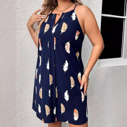 Fashionable Strap V-Neck Loose Dress For Women | Luxury Home Accessories | Heulog Glow