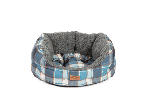 FatFace Fleece Check Deluxe Slumber Bed | Luxury Home Accessories | Heulog Glow