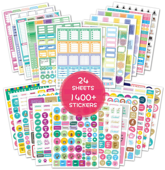 Planner Stickers Set Seasonal Monthly Pack 12Sheets