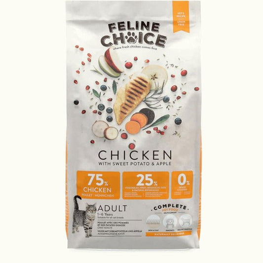 Feline Choice Complete Adult Cat Dry Food - Chicken 2kg | Luxury Home Accessories | Heulog Glow