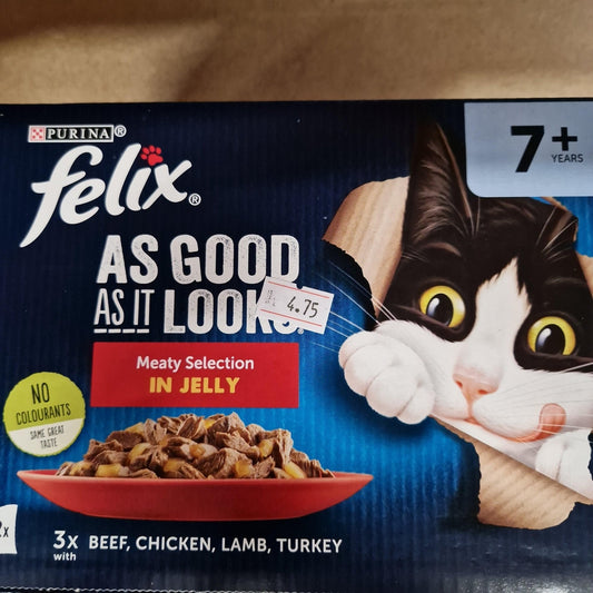 FELIX AS GOOD AS IT LOOKS 7+ Meaty Selection in Jelly | Luxury Home Accessories | Heulog Glow