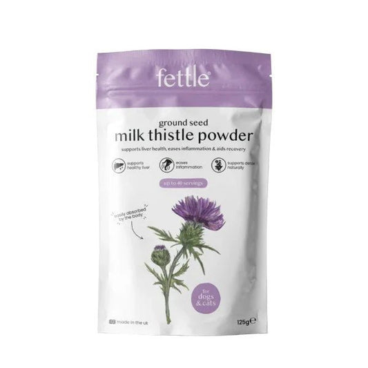 Fettle Ground Seed Milk Thistle Powder 125g | Luxury Home Accessories | Heulog Glow
