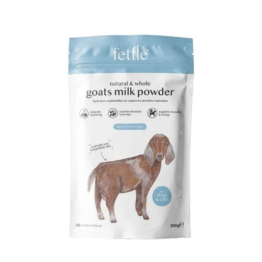 Fettle Natural and Whole Goats Milk Powder 250g | Luxury Home Accessories | Heulog Glow