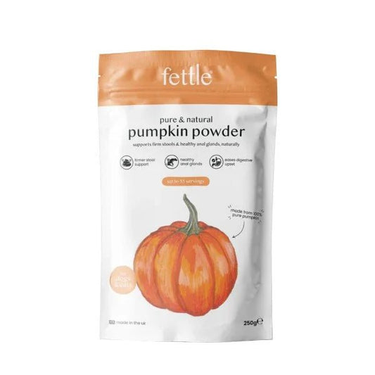 Fettle Pure and Natural Pumpkin Powder 250g | Luxury Home Accessories | Heulog Glow