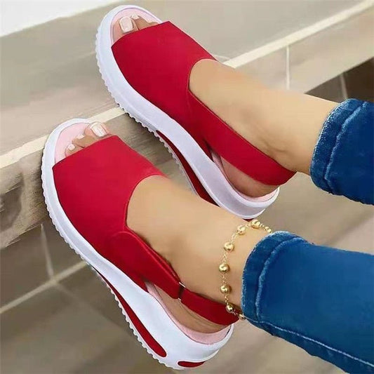 Fish-mouth Flat-heel Beach Low-top Women's Sandals | Luxury Home Accessories | Heulog Glow