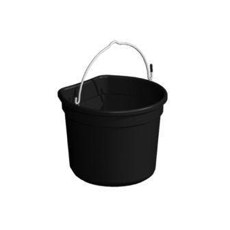 Flat Sided Bucket Black | Luxury Home Accessories | Heulog Glow