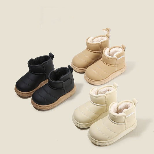 Fleece-lined Thickened Girls' Cotton Boots Warm Baby Cotton Shoes | Luxury Home Accessories | Heulog Glow