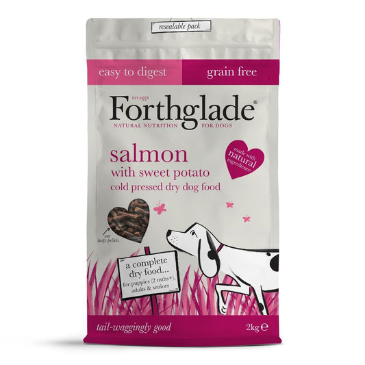 Forthglade Adult Cold Pressed Grain Free Salmon with Sweet Potato 6kg | Luxury Home Accessories | Heulog Glow