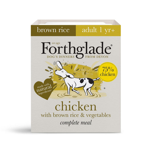 Forthglade Adult Complete Chicken Trays 18 x 395g | Luxury Home Accessories | Heulog Glow