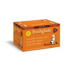 Forthglade Just Grain Free Poultry Mix 12 pack, 395g | Luxury Home Accessories | Heulog Glow