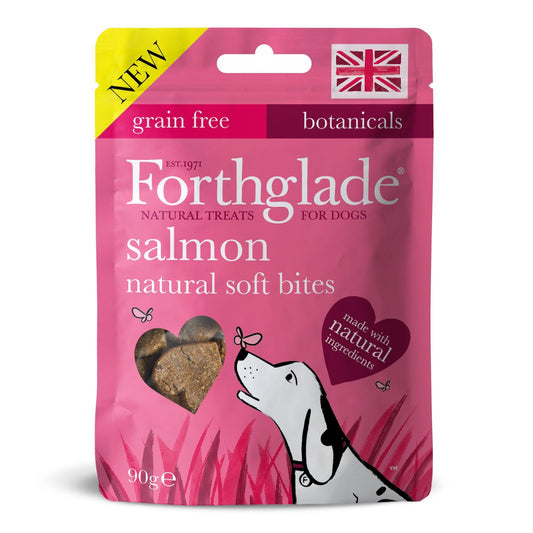 Forthglade Natural Soft Bites Salmon Treats 90g | Luxury Home Accessories | Heulog Glow
