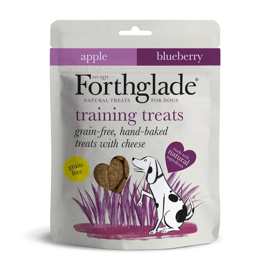 Forthglade Training Treats Grain Free Apple & Blueberry 150g | Luxury Home Accessories | Heulog Glow