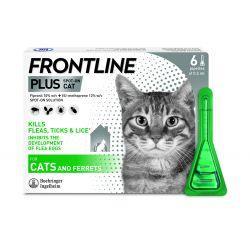 Frontline Plus Cat - 6 Pipettes, 6's | Luxury Home Accessories | Heulog Glow