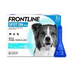 FRONTLINE Spot On Dog Medium - 3 pipettes, 3's | Luxury Home Accessories | Heulog Glow
