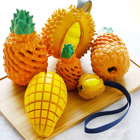 Funny Fruits Shape Dog Toy Pet Teeth Clean Molar Teeth Chew Bite Pet Toys Pets Products Gift | Luxury Home Accessories | Heulog Glow