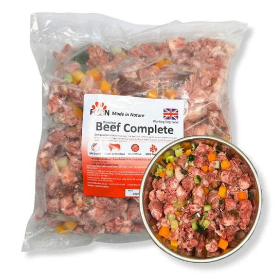 Fur Baby Nutrition Beef Complete Frozen Dog Food 1kg | Luxury Home Accessories | Heulog Glow