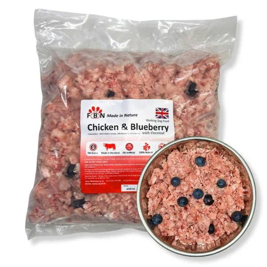 Fur Baby Nutrition Chicken & Blueberry Frozen Dog Food 1kg | Luxury Home Accessories | Heulog Glow