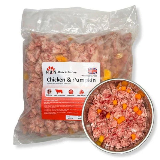 Fur Baby Nutrition Chicken & Pumpkin Frozen Dog Food 1kg | Luxury Home Accessories | Heulog Glow