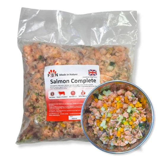 Fur Baby Nutrition Salmon Complete Frozen Dog Food 1kg | Luxury Home Accessories | Heulog Glow