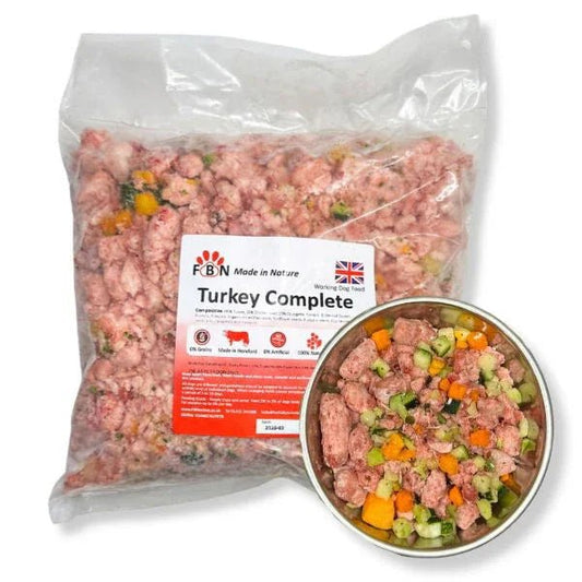Fur Baby Nutrition Turkey Complete Frozen Dog Food 1kg | Luxury Home Accessories | Heulog Glow