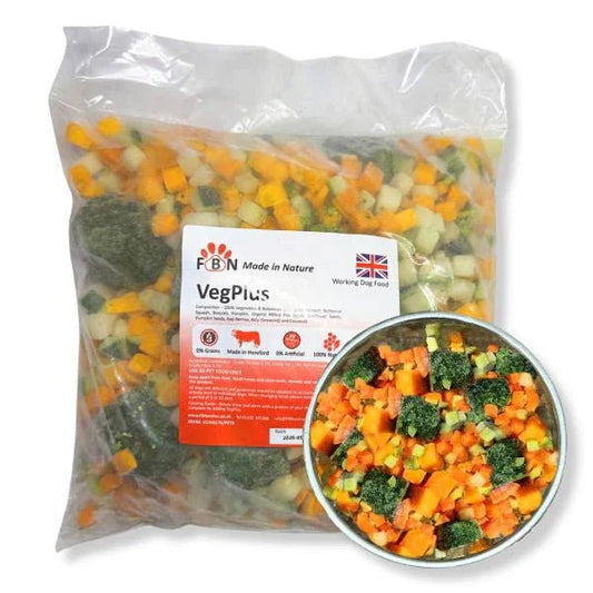 Fur Baby Nutrition VegPlus (No Meat) Frozen Dog Food 1kg | Luxury Home Accessories | Heulog Glow