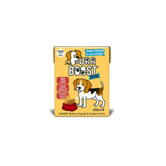 Furr Boost Chicken Butternut Squash and Cranberry Dog Drink 400ml | Luxury Home Accessories | Heulog Glow