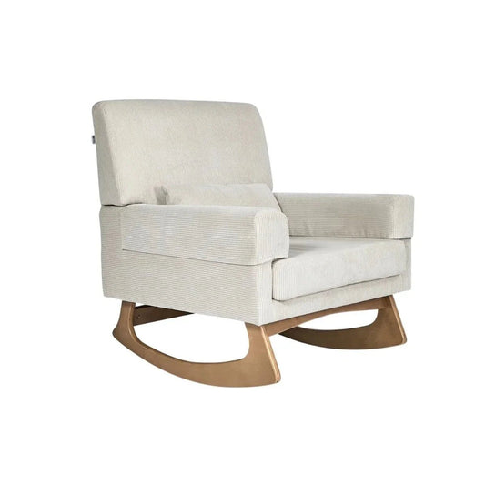 Gaia Baby Serena Rocking & Nursing Chair - Ecru Corduroy | Luxury Home Accessories | Heulog Glow