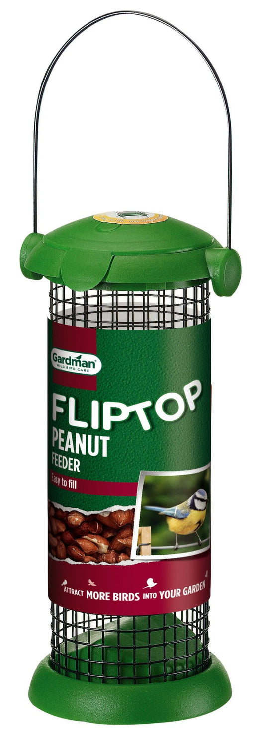 Gardman Flip Top Peanut Feeder | Luxury Home Accessories | Heulog Glow