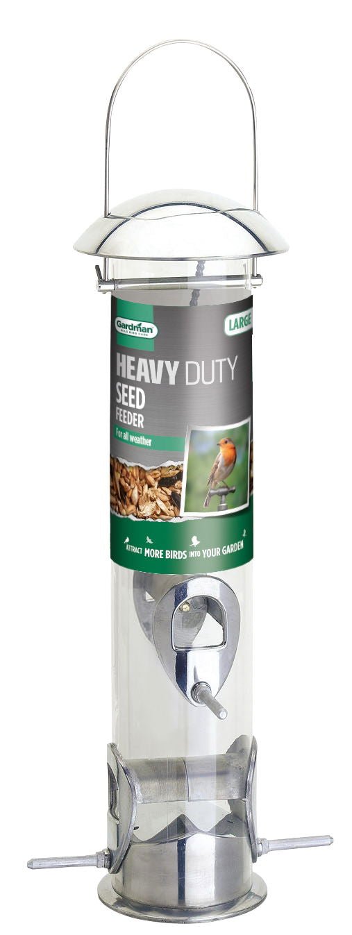 Gardman Heavy Duty Large Seed Feeder | Luxury Home Accessories | Heulog Glow
