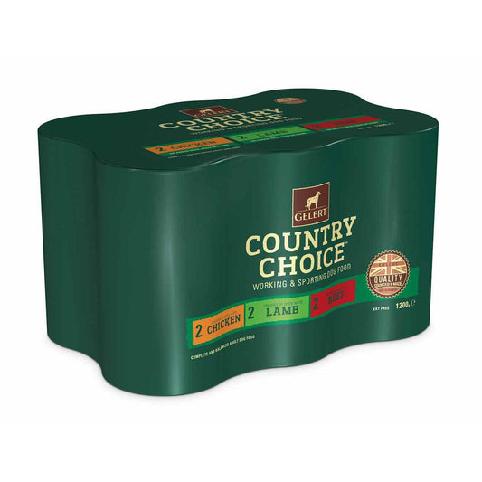 Gelert C Choice Dog Variety 6x1200g | Luxury Home Accessories | Heulog Glow