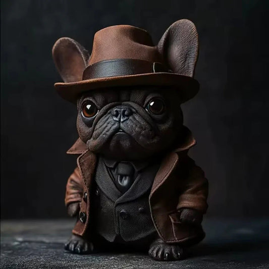 Gentleman Bulldog Statue | Luxury Home Accessories | Heulog Glow