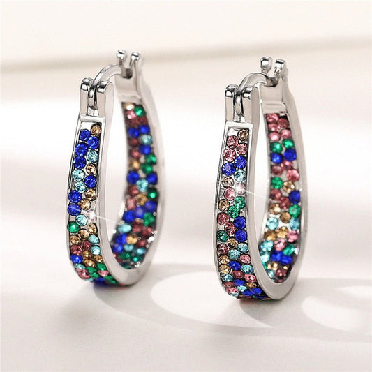 Geometric Diamond Ear Clip Earrings | Luxury Letter Style Women's Jewellery | Luxury Home Accessories | Heulog Glow