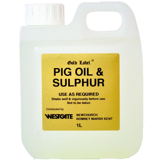 Gold Label Pig Oil & Sulphur 5L | Luxury Home Accessories | Heulog Glow