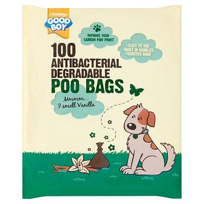 Good Boy Antibac Degrade Poo Bags 34x100 | Luxury Home Accessories | Heulog Glow