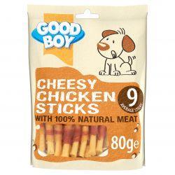 Good Boy Cheesy Chicken Sticks, 80g | Luxury Home Accessories | Heulog Glow