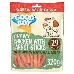 Good Boy Chewy Chicken & Carrot Sticks, 320g | Luxury Home Accessories | Heulog Glow