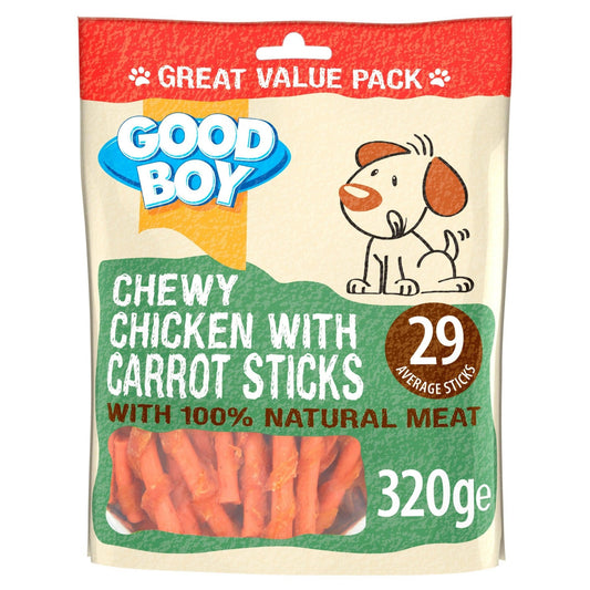 Good Boy Chicken & Carrot Sticks 3x320g | Luxury Home Accessories | Heulog Glow
