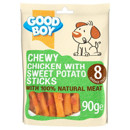 Good Boy Chicken & SweetPot Stick 10x90g | Luxury Home Accessories | Heulog Glow