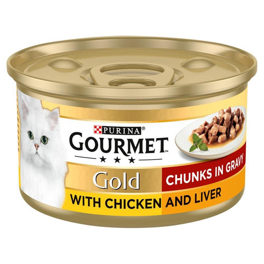 Gourmet Gold Chicken & Liver CIG 12x85g | Luxury Home Accessories | Heulog Glow