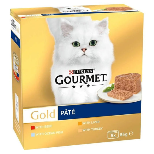 Gourmet Gold Pate Mix 8 x 85g | Luxury Home Accessories | Heulog Glow