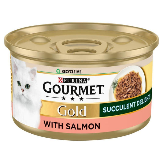 Gourmet Gold Succ Delight Salm 12x85g | Luxury Home Accessories | Heulog Glow