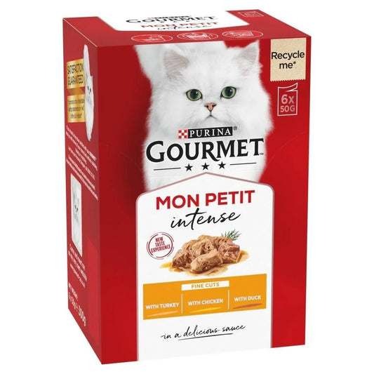 Gourmet Mon Petit Duck, Turkey, Chicken 48x50g | Luxury Home Accessories | Heulog Glow